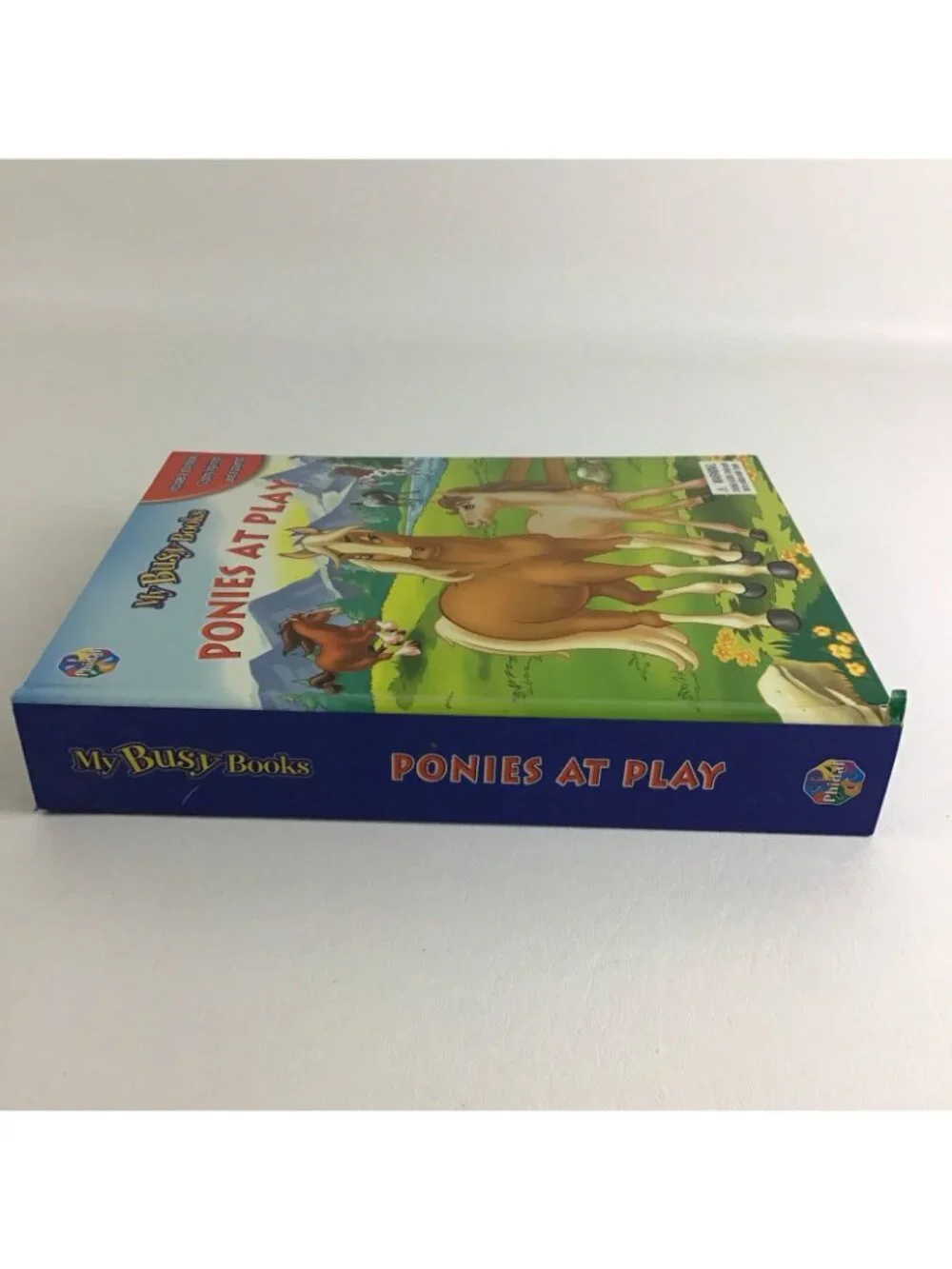 NEW My Busy Books Ponies At Play Storybook Figurines Playmat Phidal Vintage 2004